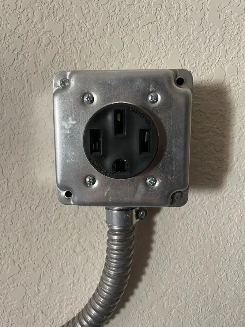 NEMA 14-50 outlet installed for Electrical Panel Upgrade in Tusculum